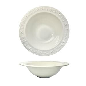 1940s Homer Laughlin “Vintage (Grape)” Round Ceramic Serving Bowl 9 1/2” EEC-90